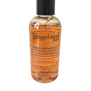 Philosophy The Gingerbread Man Shampoo Shower Gel & Bubble Bath 6 fl New Sealed